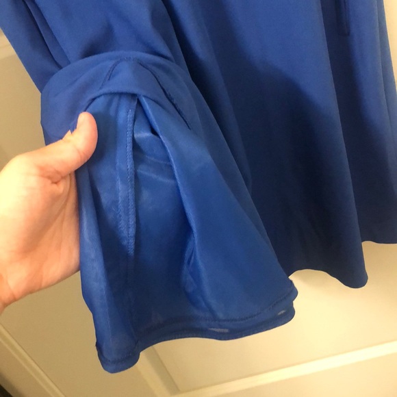 Fully lined AGGI dress in blue - Picture 3 of 4